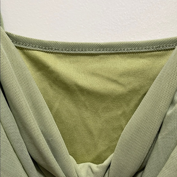 Sage Green Ruffle Strap Top - Picture 8 of 9